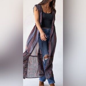 Natural Life Ayla Kimono Boho Cotton Duster